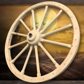 48" Wagon Wheel Template File