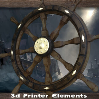 Ship Wheel 3d Printer Elements Downloadable Files