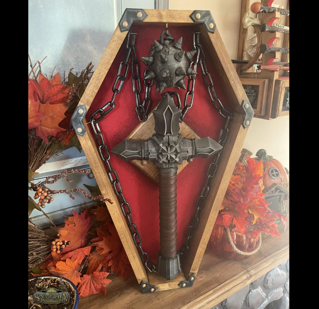 Coffin Shadow Box Wall Decoration – Samhain Propworks